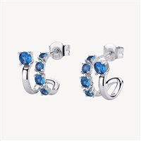 Pendientes Brosway Mujer FANCY FREEDOM BLUE in Plata Zirconia FFB123 - FFB123